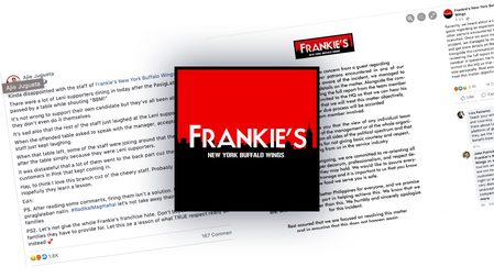 Frankie’s apologizes for incident between staff and Robredo supporters