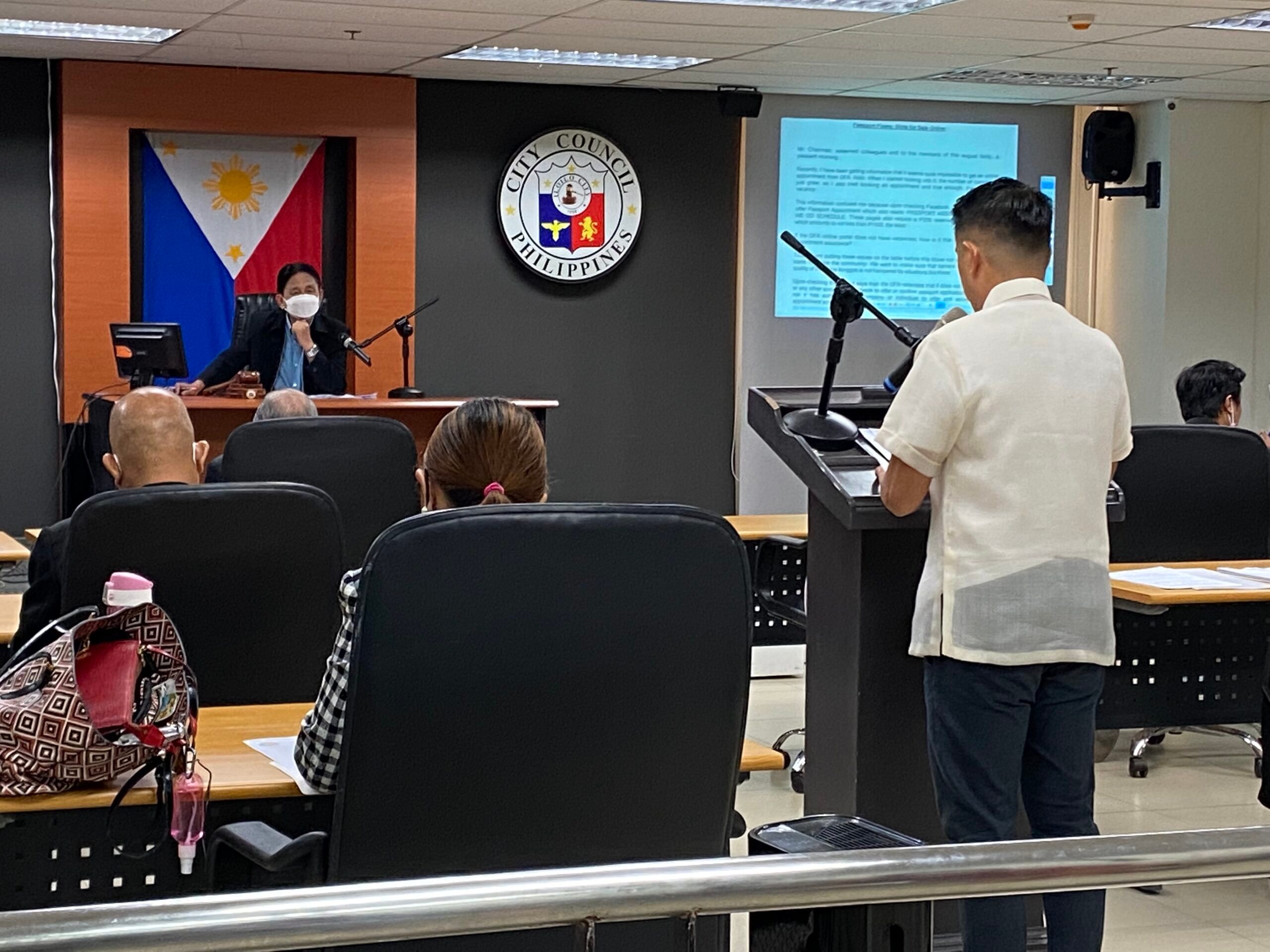 Iloilo city council calls on DFA to look into alleged passport fixing