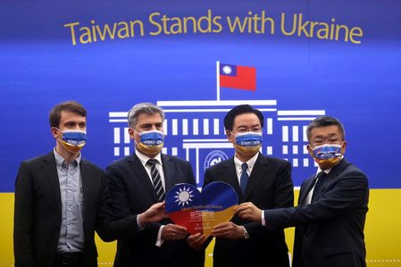 Ukraine’s fight an inspiration for Taiwan, foreign minister says