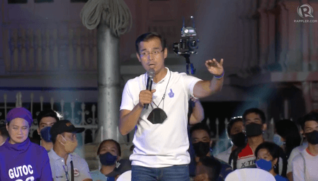 WATCH: Isko Moreno targets Marcos Jr. in Cavite rally