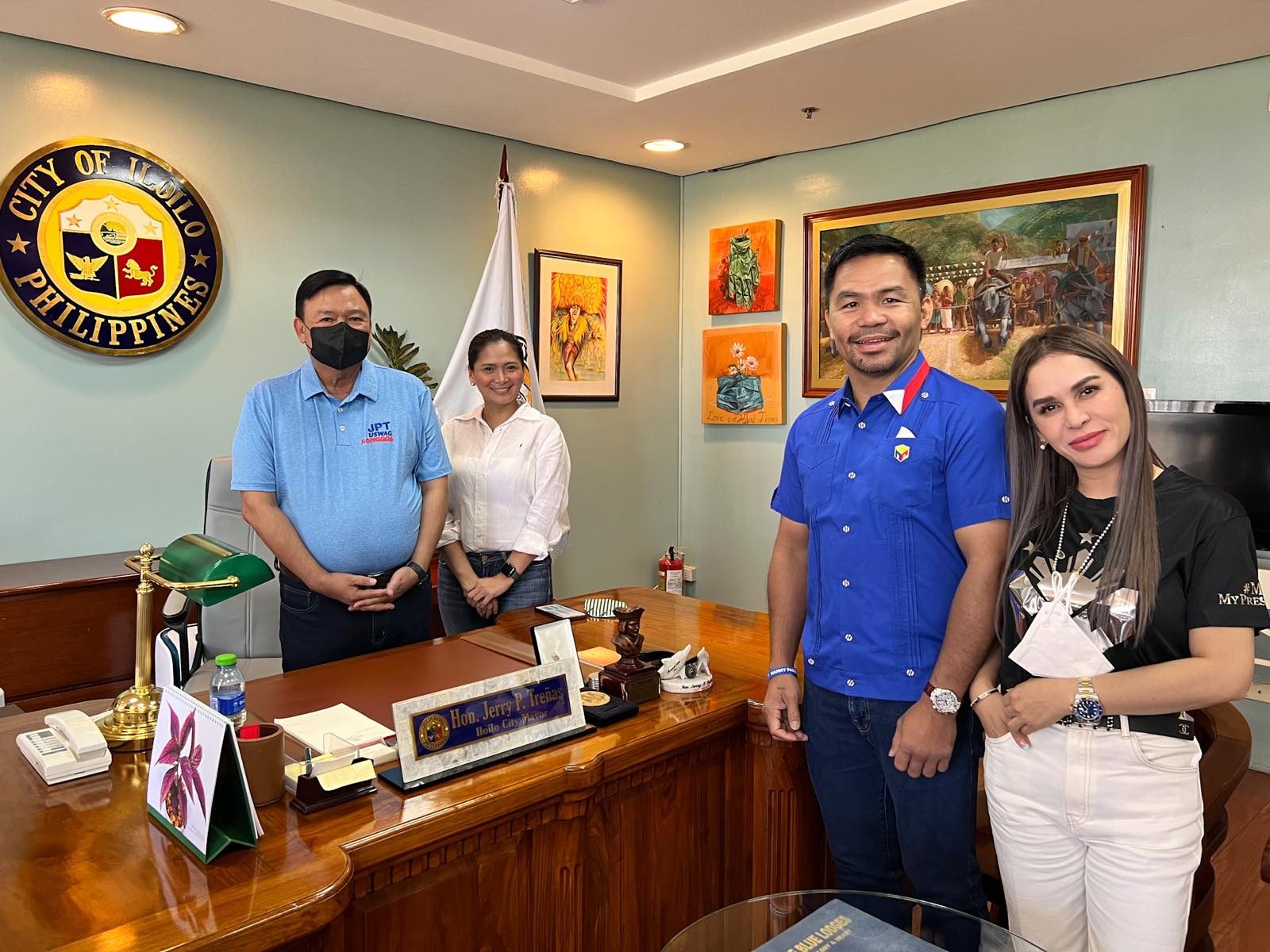 Pacquiao is Iloilo City mayor’s 2nd choice for president
