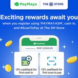 PSA: Earn up to P1,000 cashback when you use PayMaya at The SM Store