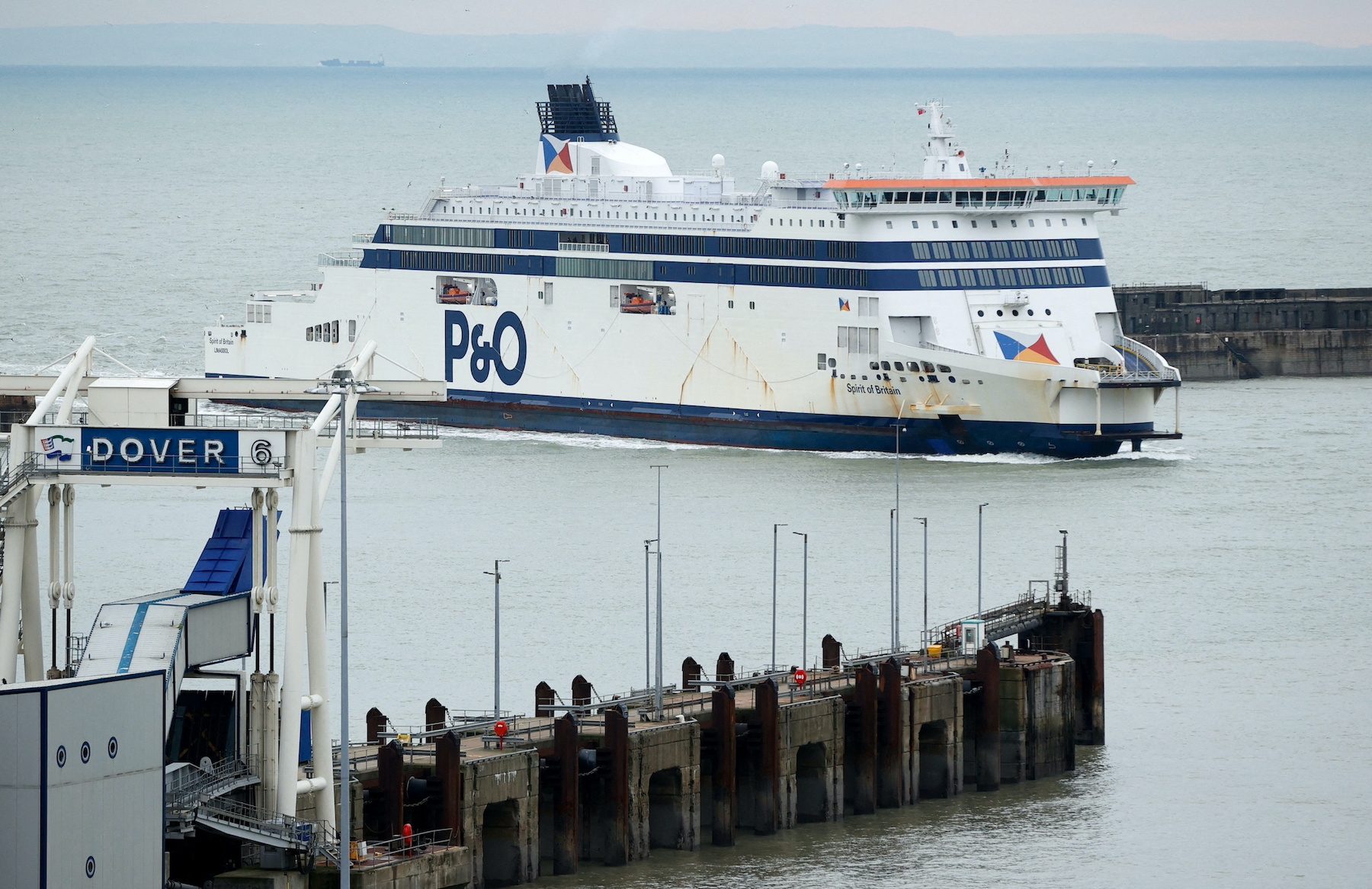 UK PM Johnson says it looks like P&O Ferries broke the law