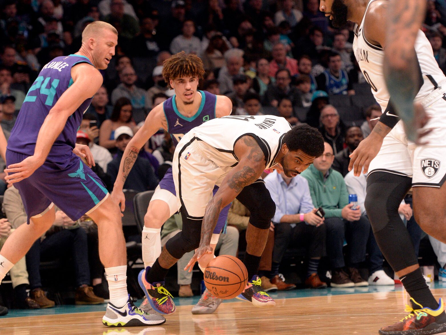 Kyrie Irving hits 50 as Nets top Hornets