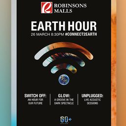 Robinsons Malls switch off tonight for Earth Hour 2022