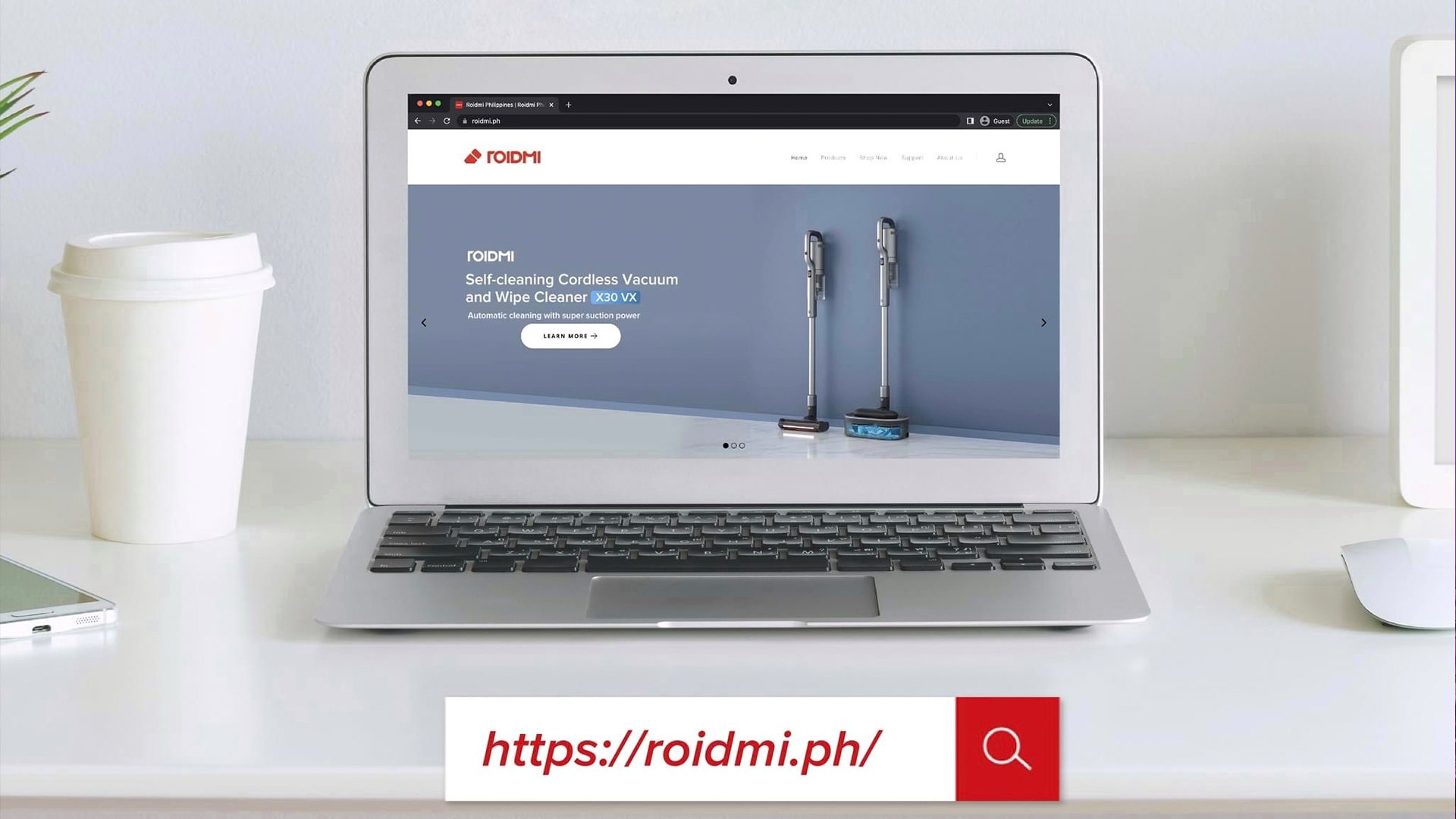 ROIDMI Philippines unveils newly designed website