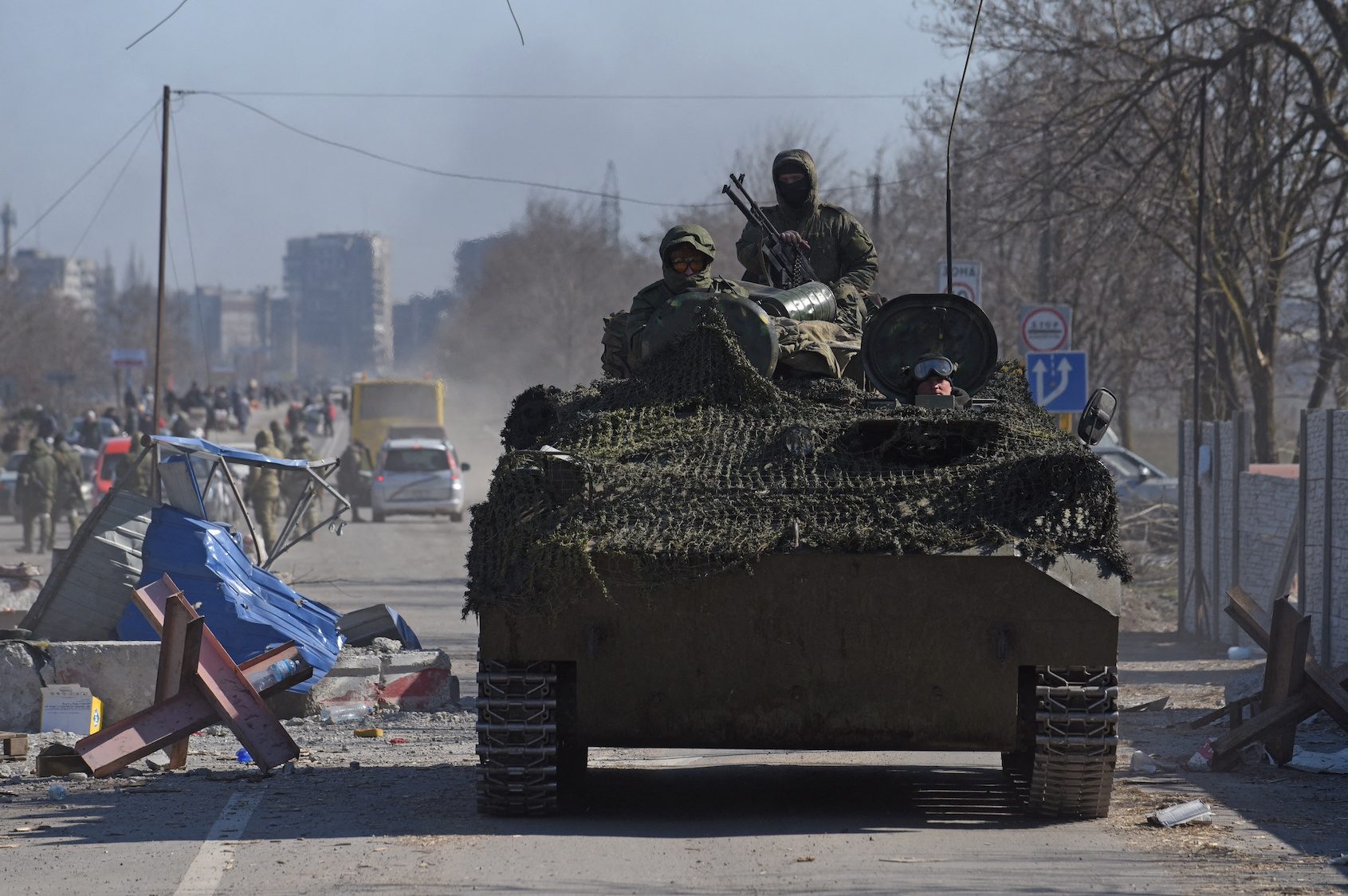Ukraine defies Russian demand to lay down arms in Mariupol