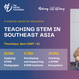 Free webinars on teaching STEM in Southeast Asia to be held in March