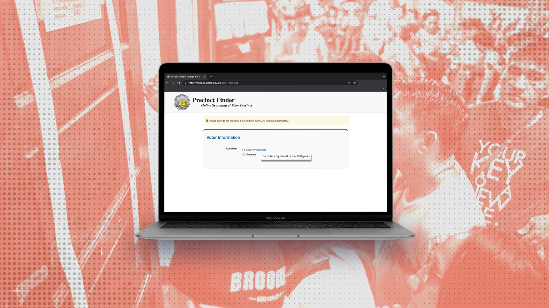 FAQs: Comelec online precinct finder problems