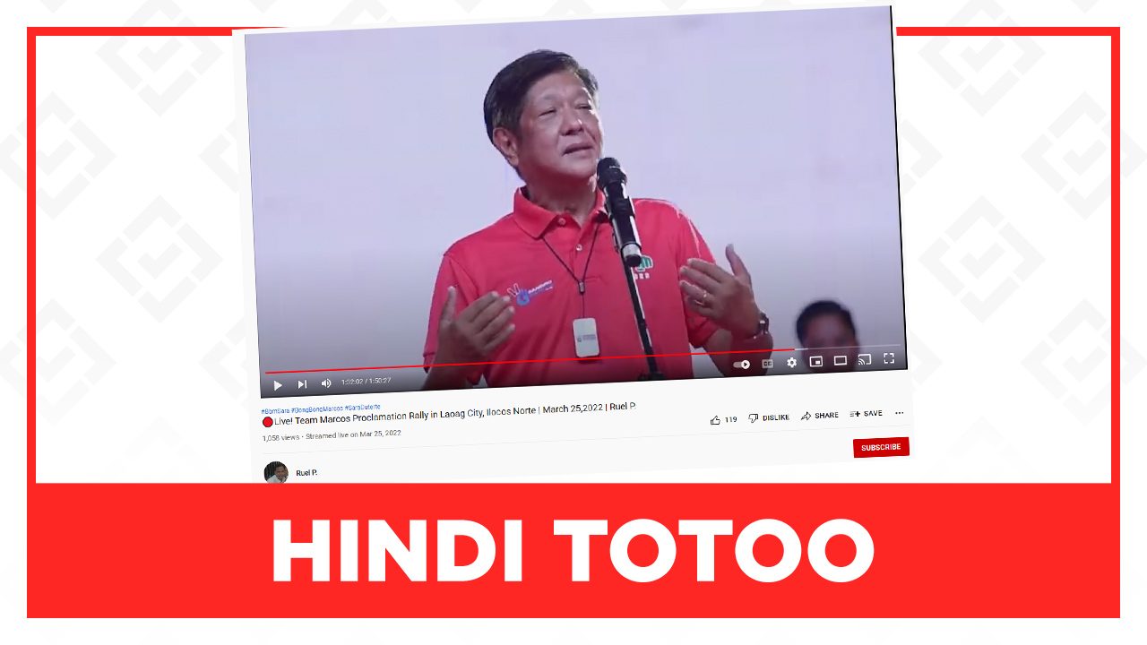 HINDI TOTOO: Dating pambansang wika ang Ilokano, kaya ibabalik ni Marcos Jr.