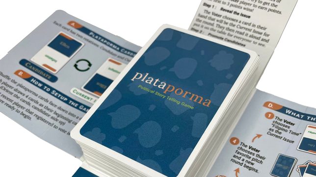 Plataporma: A card game that gets us talking politics