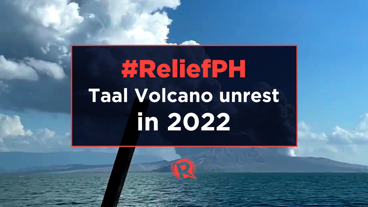 #ReliefPH: Help displaced communities affected by Taal Volcano unrest in 2022