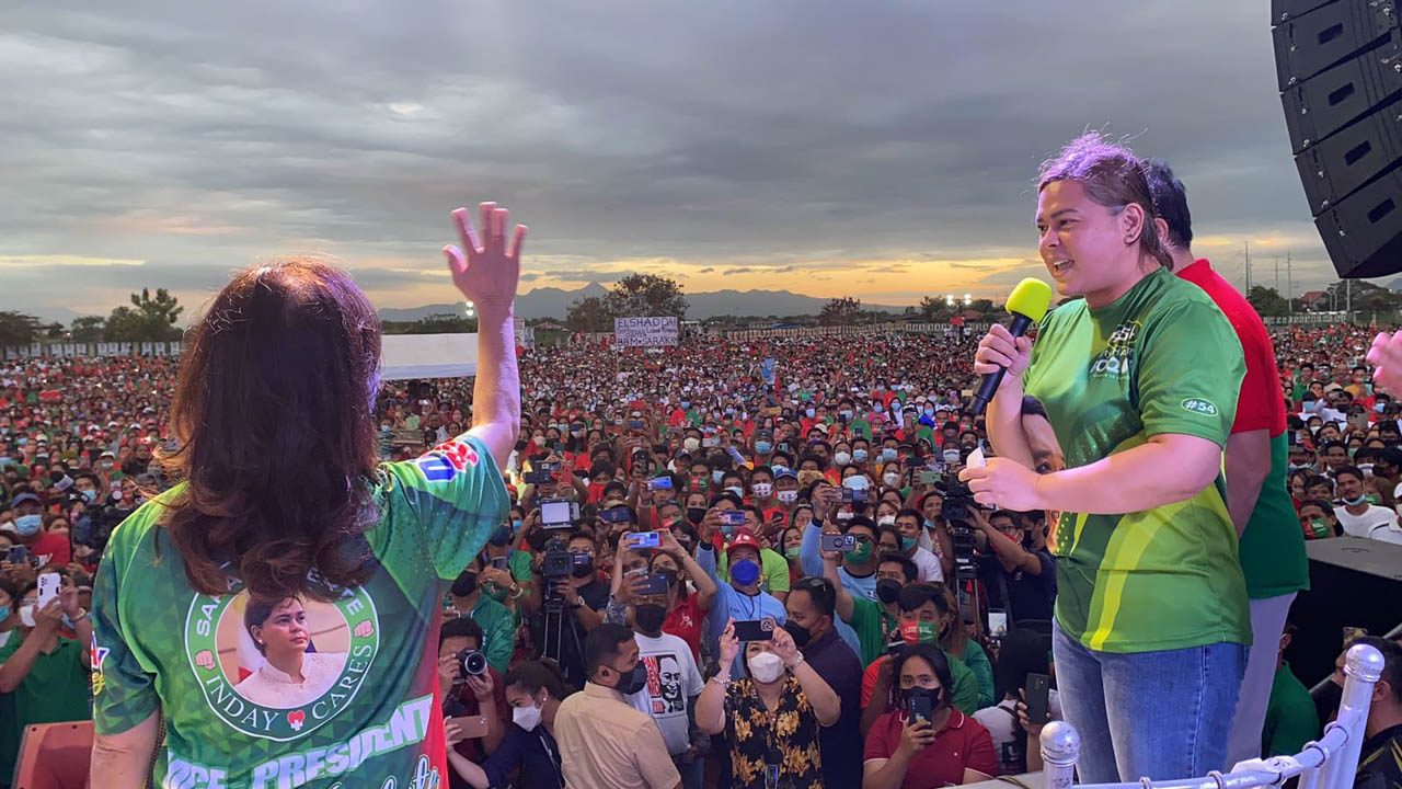 Sara Duterte, Uniteam Senate bets show up for Gloria Arroyo’s birthday rally