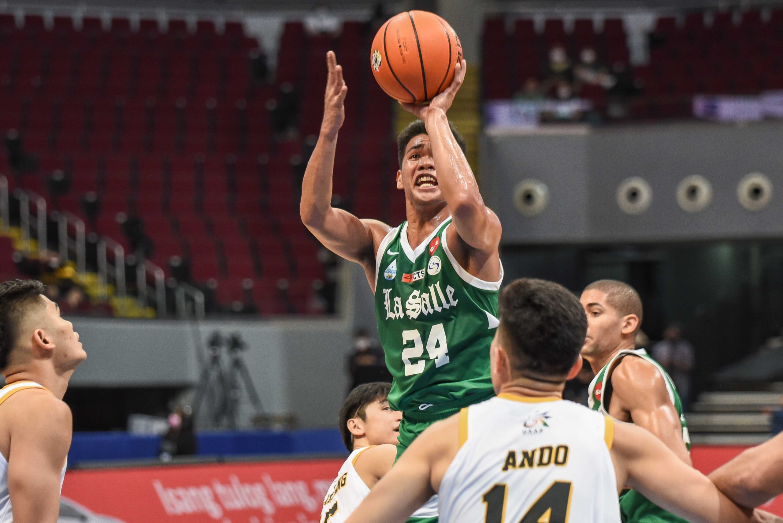Mark Nonoy admits emotions took over in 3-point showing against old UST team
