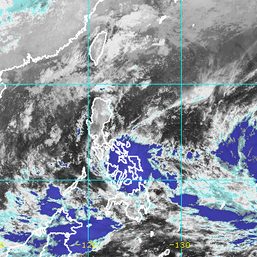 Agaton strengthens into tropical storm