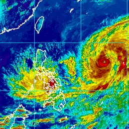 Tropical Storm Agaton makes landfall in Eastern Samar