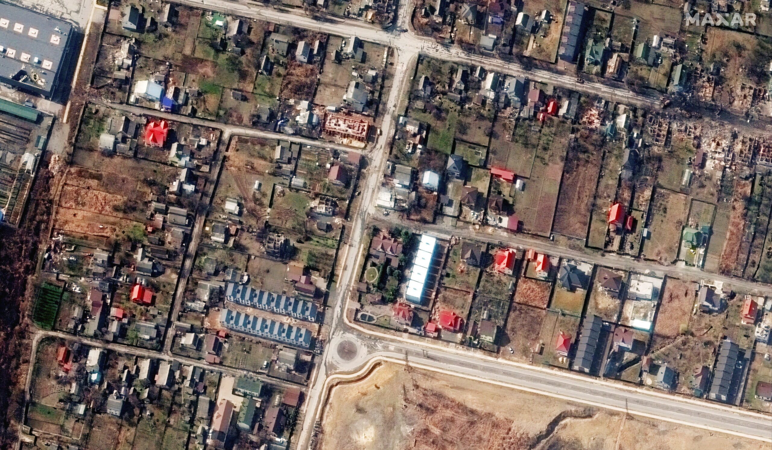 Satellite images show civilian deaths in Ukraine town while it was in Russian hands – Maxar