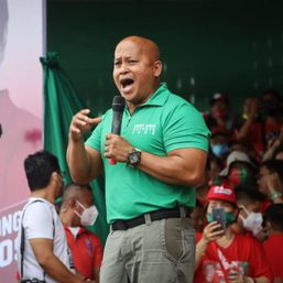 Bato stumps for Sara Duterte, hits ‘pinklawans’ in Catarman