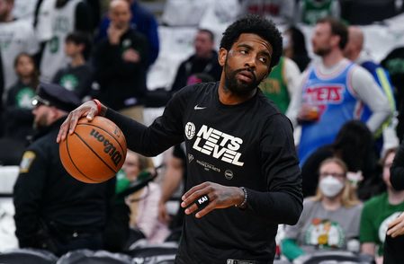 WATCH: Nets star Kyrie Irving flashes dirty finger at Celtics fans in Game 1