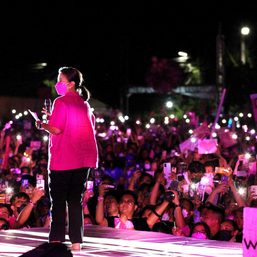 CAMPAIGN TRAIL: Robredo holds grand rally in Pasay City on her 57th birthday
