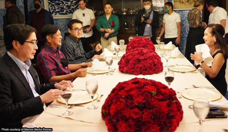 GMA spends birthday with Marcos, tycoons