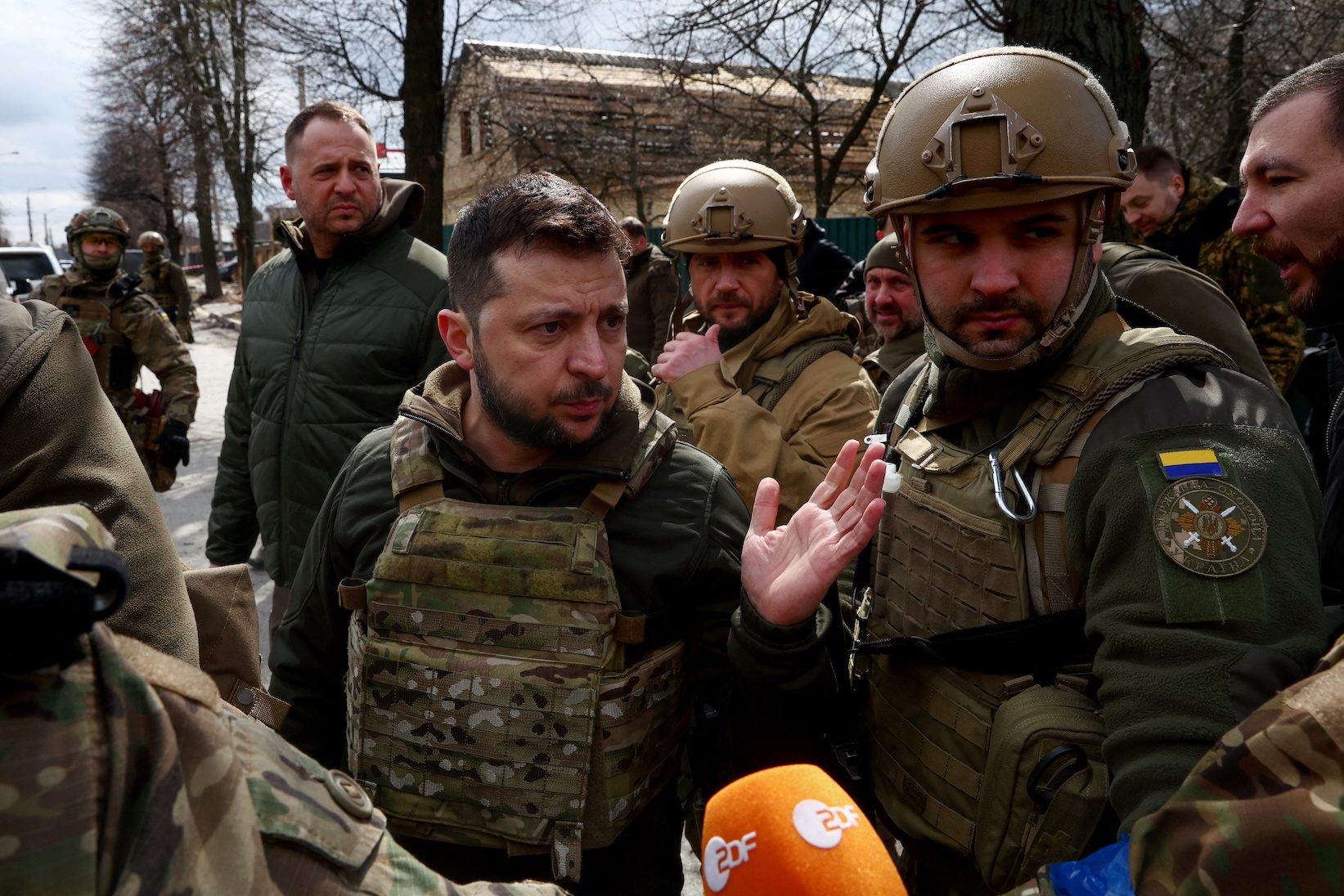 Ukrainian president says Russian actions make negotiations harder