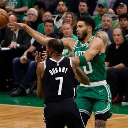 Tatum, Celtics finish sweep of Durant, Nets