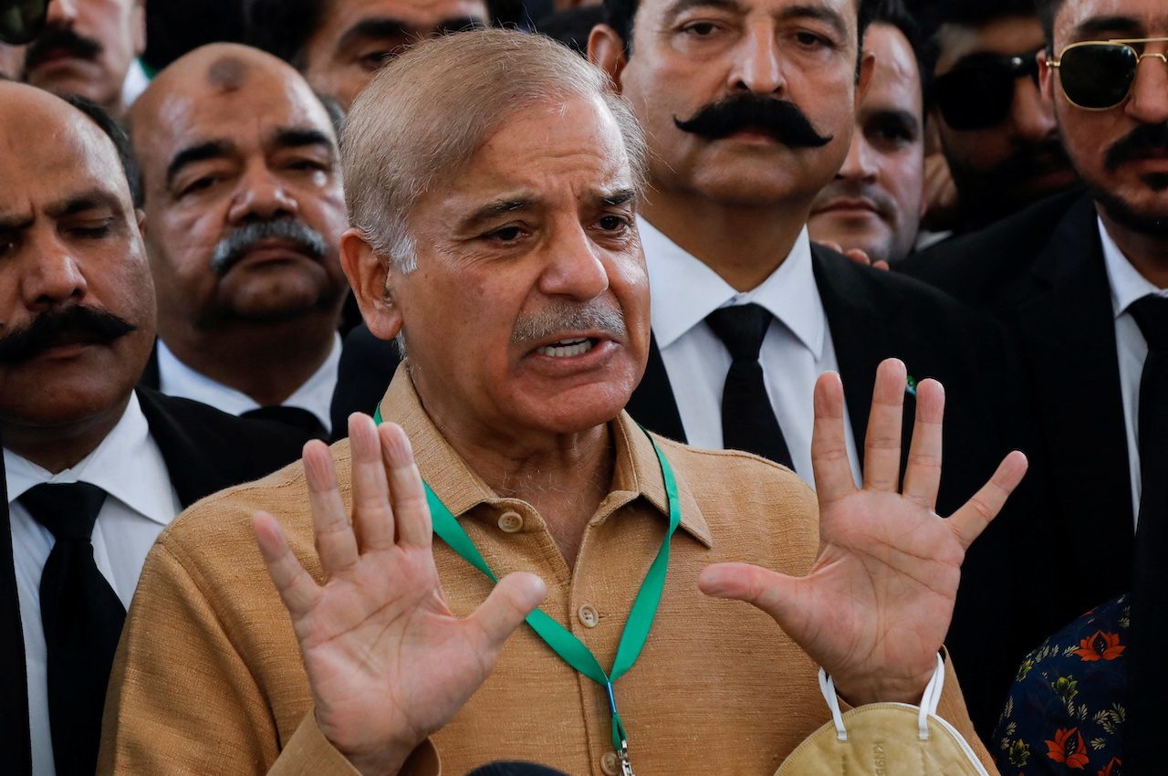 Shehbaz Sherif submits nomination for prime minister to Pakistani parliament