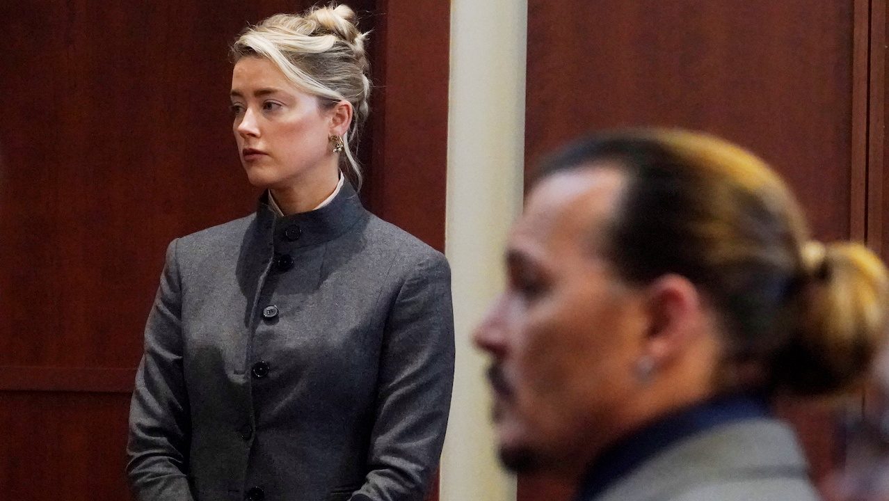 Johnny Depp’s lawyer questions Amber Heard about drugs, love notes in defamation case