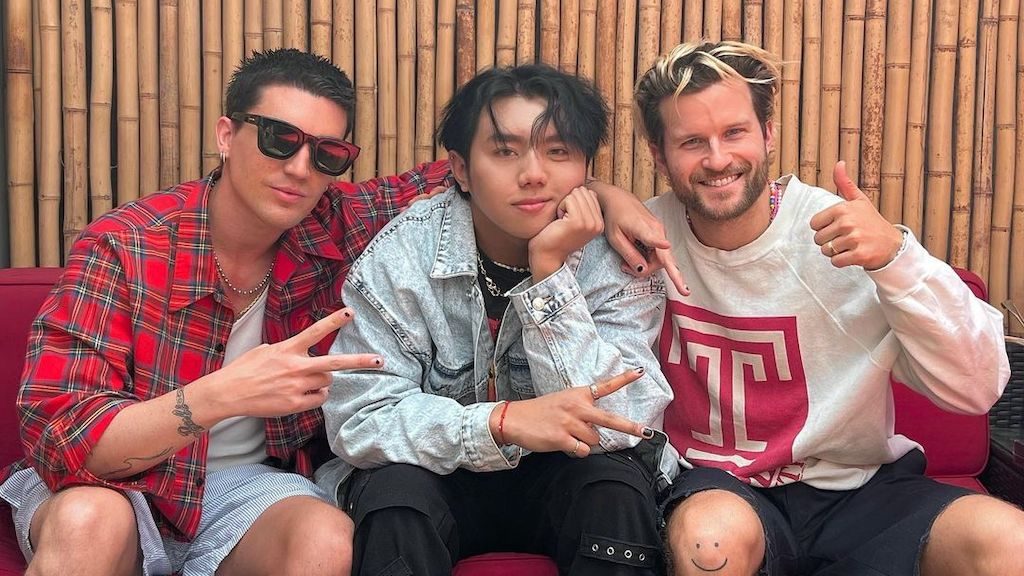 Collab soon? Zack Tabudlo meets LANY members in the US