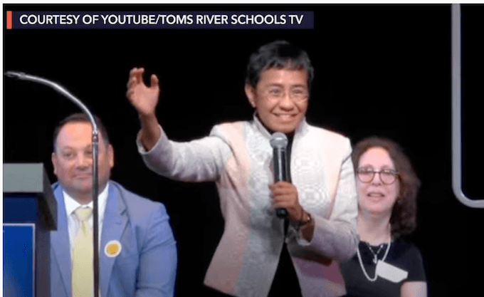 Maria Ressa’s high school in New Jersey names auditorium after her