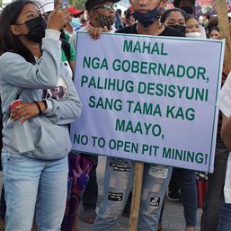 Hundreds rally against lifting of open-pit mining ban in South Cotabato