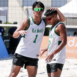 UST deals Ateneo maiden loss in UAAP beach volleyball