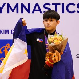Carlos Yulo tops floor exercise to claim gold in Asian Championships