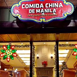 Pasig’s Comida China de Manila to close down after 26 years