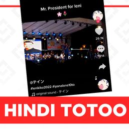 MANIPULADONG LARAWAN: Pangulong Duterte hawak ang UniTeam t-shirt
