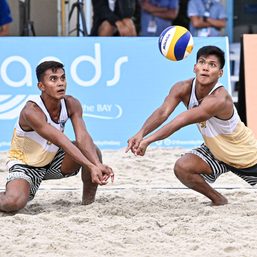 NU upsets defending champ UST as thrillers mark UAAP beach volley opener