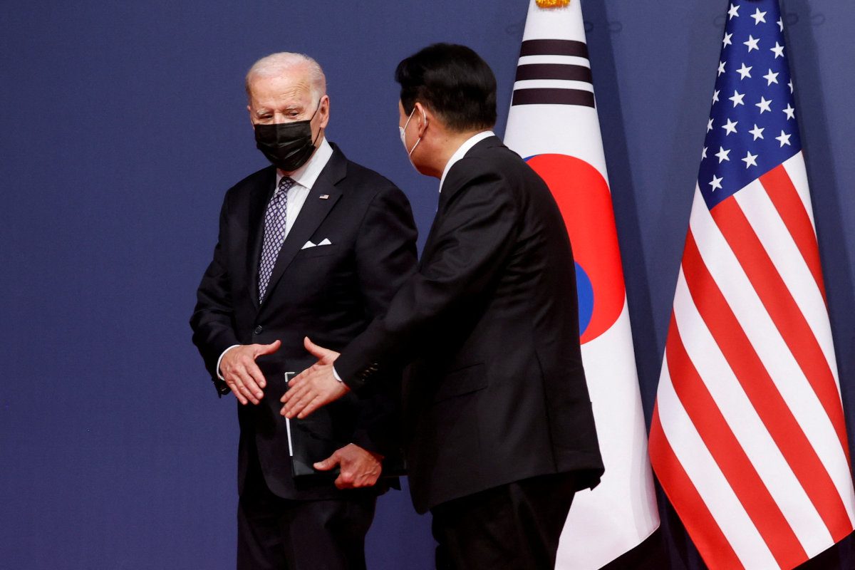 Biden, South Korea’s Yoon vow to deter North Korea while offering COVID-19 aid