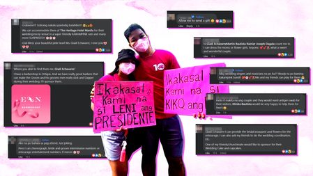 Tuloy ang kasal! ‘Kakampink’ couple receives overwhelming support despite Robredo’s election loss