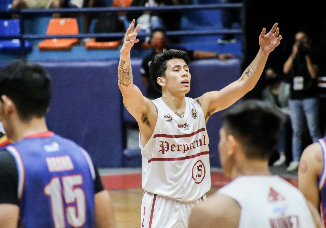 Aurin, Perpetual eliminate Arellano to stay alive in NCAA Final Four hunt