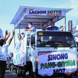 PANOORIN: Lacson-Sotto motorcade sa Metro Manila, iilan lang ang dumalo