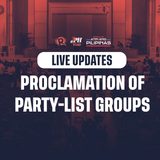 LIVE UPDATES: Proclamation of party-list groups – 2022 Philippine elections
