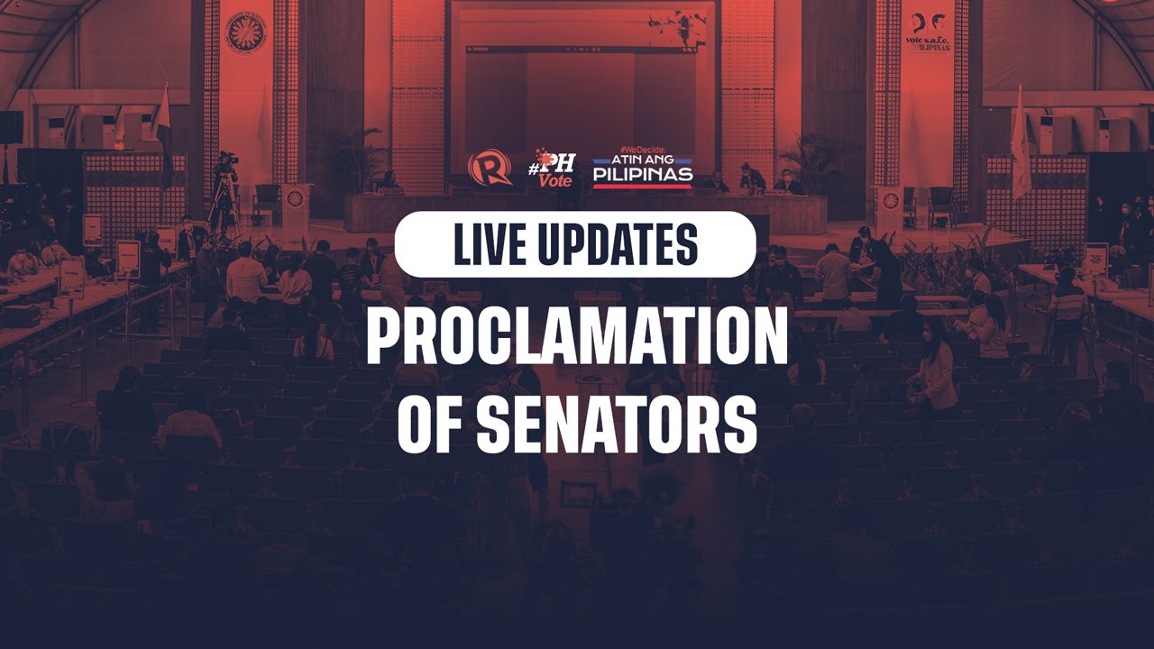 HIGHLIGHTS: Proclamation of 12 winning senators – 2022 Philippine elections