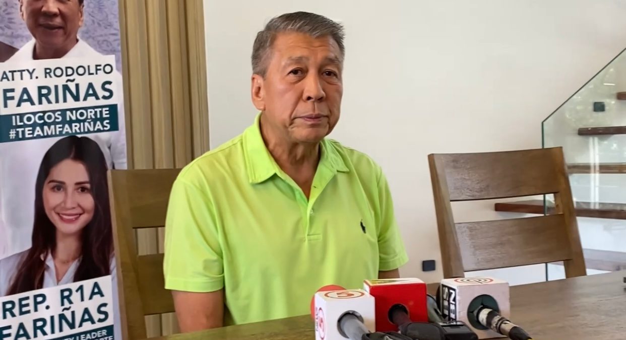 At last minute, Fariñas hits Marcoses’ divisive tactics in Ilocos Norte