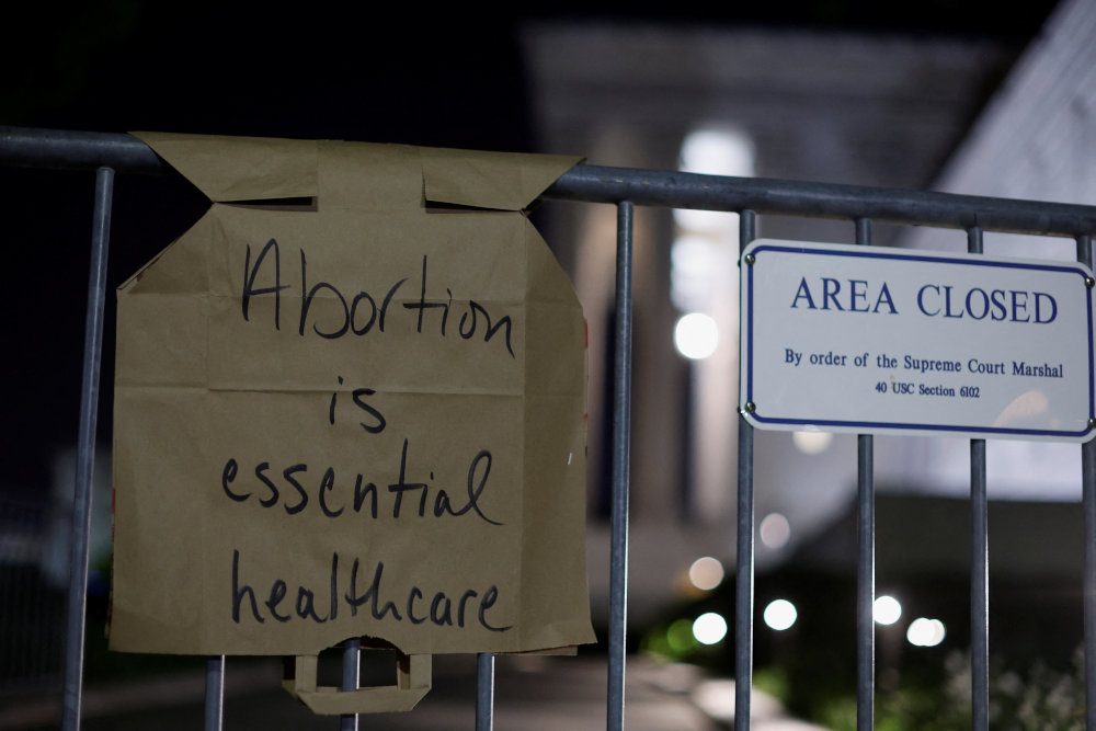 US Supreme Court potential shock move on abortion sends protesters onto Washington streets