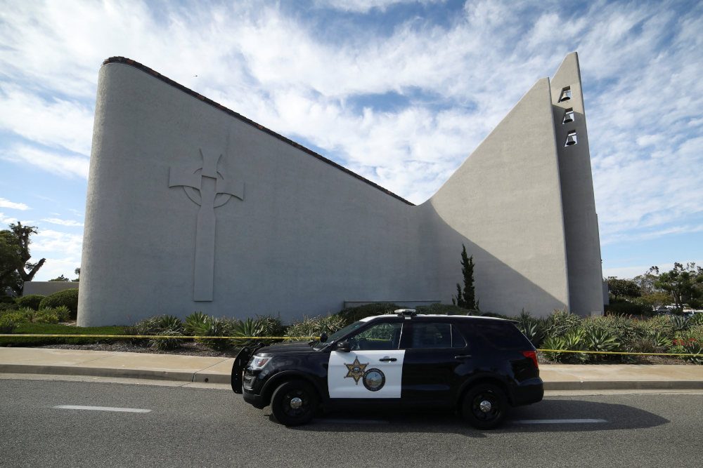 Churchgoers hog-tie gunman after shooting in California church kills 1