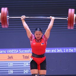 Vanessa Sarno earns 3 Asian weightlifting silvers to cap PH bid