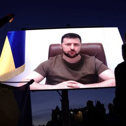 Ukraine’s Zelenskiy appeals for support in Grammy video appearance