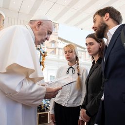 Pope Francis prays for victims of Tropical Storm Agaton