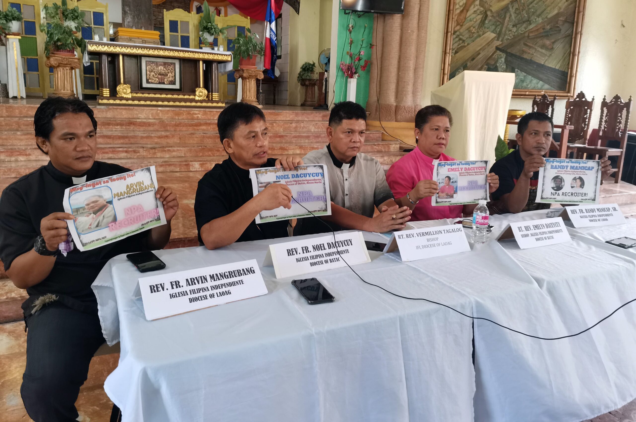 IFI woman bishop, church leaders red-tagged in Ilocos Norte